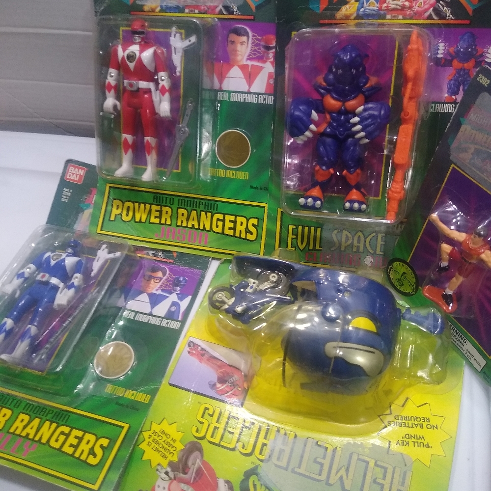 Power rangers vintage toy bundle